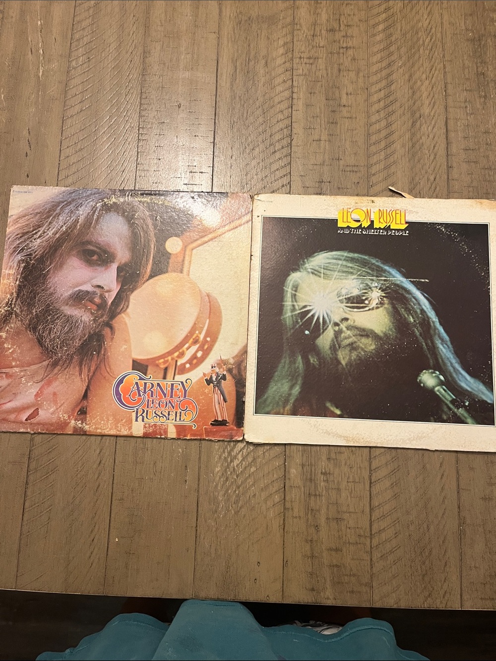 Leon Russell Vinyl Record Album Covers – Brown, Beige, Black